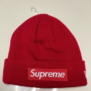 Supreme Red Beanie Red Box Logo